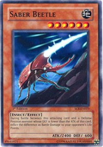 Saber Beetle - SOI-EN023 - Common - 1st Edition x3 - Near Mint