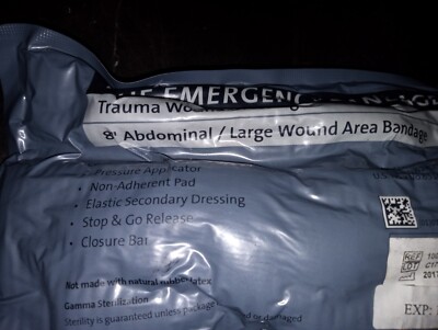 'The Emergency Bandage' Trauma Wound Dressing 8'' Abdominal/ Large Area