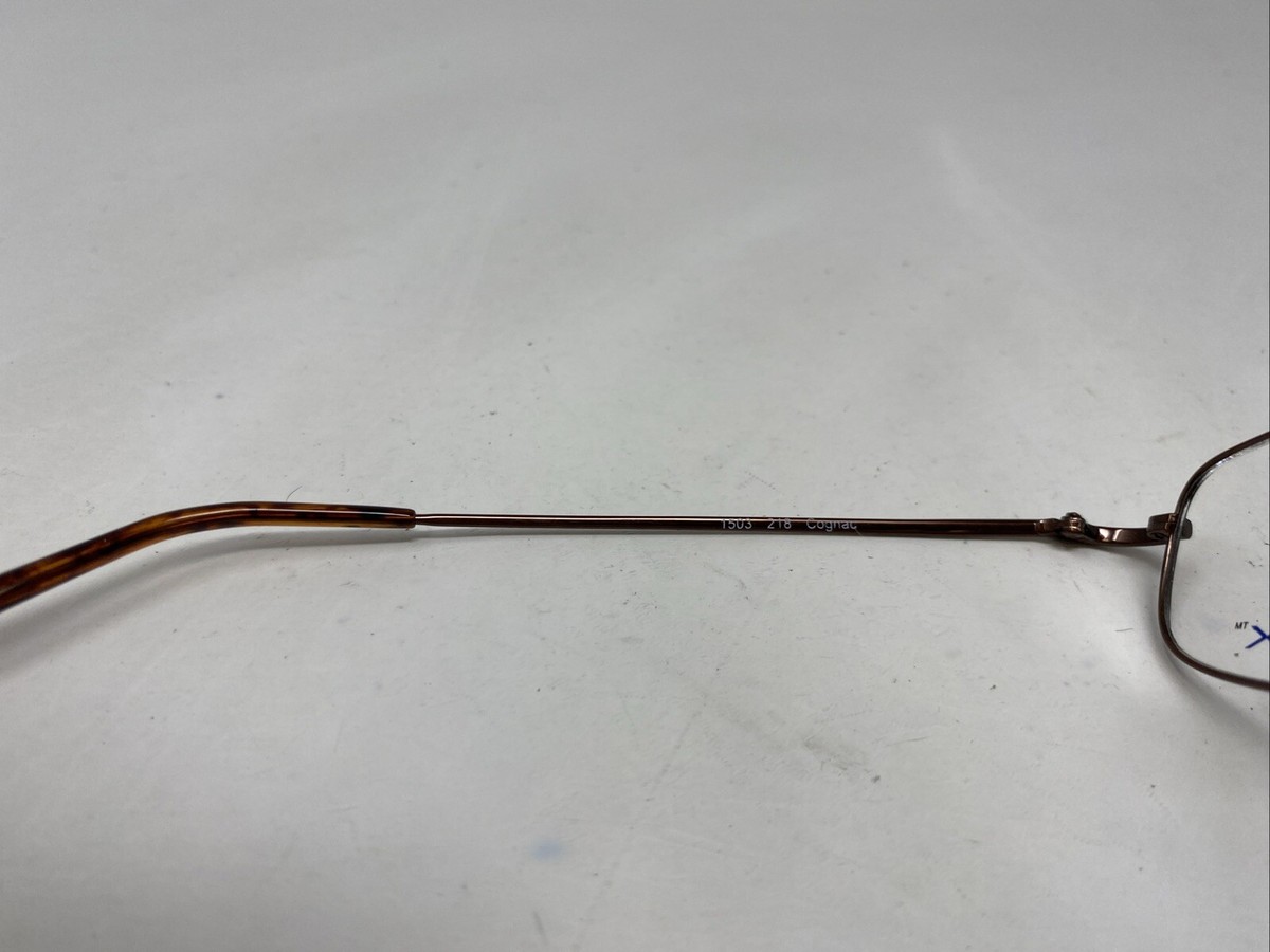 Ti-Flex 1503 218 Cognac 51-19-145 Brown Metal Full Rim  display picture 2