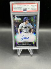 2022 Bowman Sterling #PACMD Curtis Mead Black Atomic Refractor /10 PSA 9 Rays