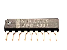 NJM072BS  "Original" JRC  9P SIP IC  1 pc