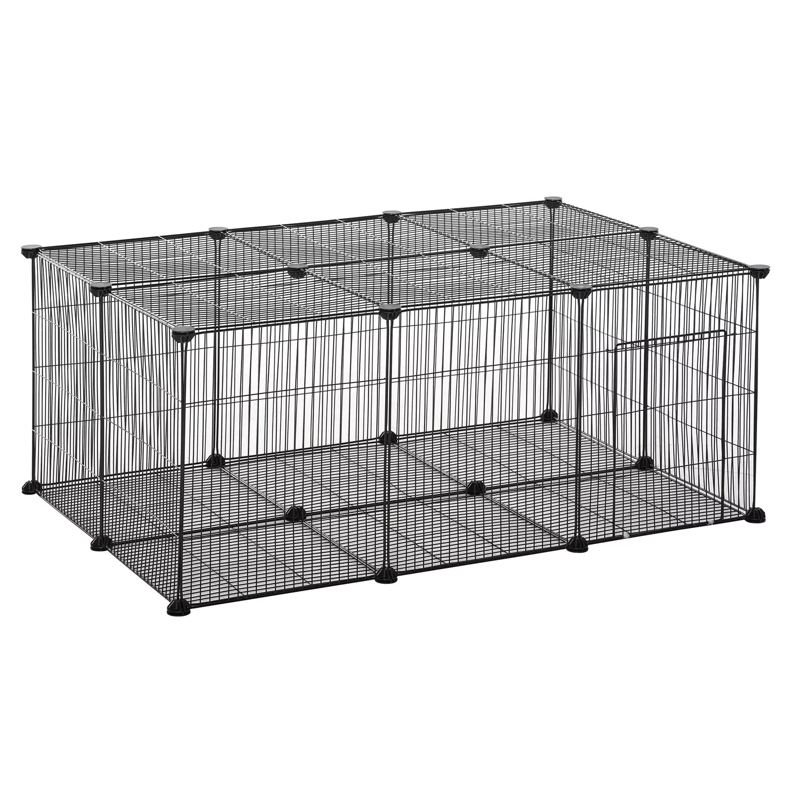 DIY Pet Playpen Cage 22 Piece w/Door Bunny Chinchilla Guinea Pig