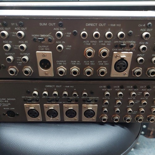 TOA D-4 & D-4E Electronic Music Mixer Preamplifier Equalizer - FREE SHIPPING - Picture 8 of 11