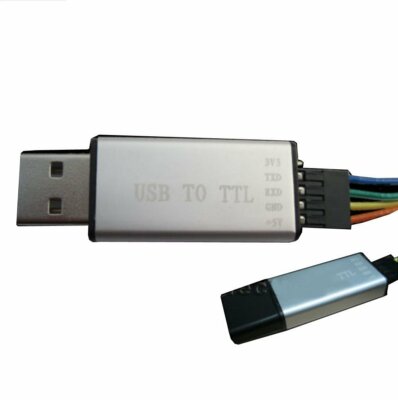 USB2.0 to TTL UART 5PIN Module Serial Converter CP2102 STC PRGMR with Metal case