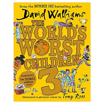David Walliams World's Worst Children 4 Books Collection Set