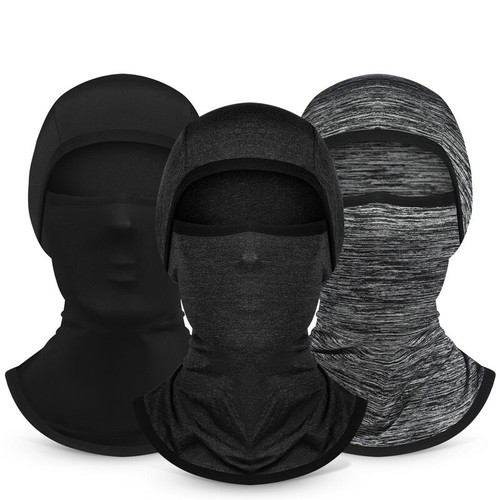 Summer Cycling Headgear Ice Silk Cap Full Face Mask Cover Sport Balaclava - Picture 2 of 15