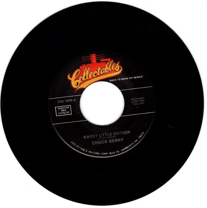 Chuck Berry - Sweet Little Sixteen / Promised Land 7" 45 RPM Single - Image 4 of 4