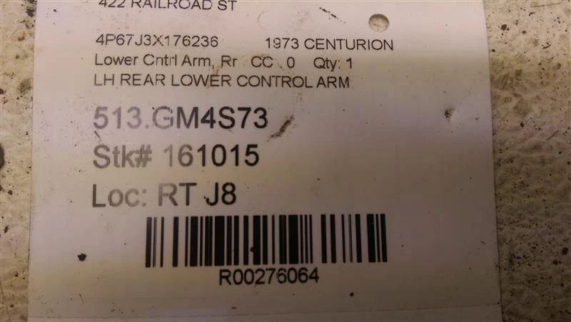 Левый задний нижний рычаг управления для 1973 Buick Centurion - Изображение 4 из 4