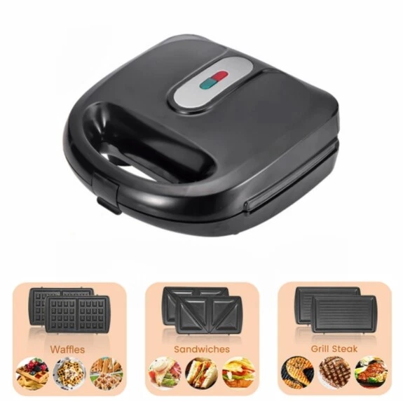 Household interchangeable tray, washable waffle maker, toast press machine
Opens in a new window or