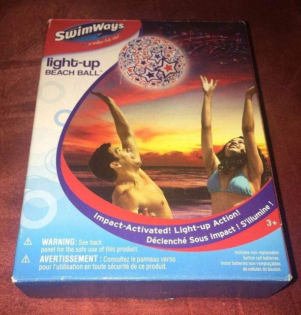 swimways light up beach ball
