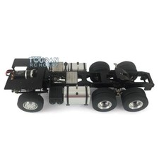 Lesu 1/14 6*4 Metal Chassis For Tamiya Rc Tractor Truck Car Model W/ Motor