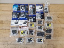 Lot of 33 Genuine Genuine Epson Ink Cartridges - All Sealed, See Pics