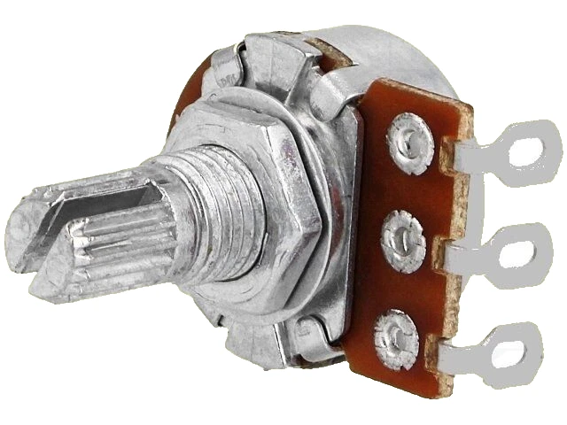 SR PASSIVES Poti Potentiometer linear mono R16 500K 125mW Achslänge:9mm Lötösen