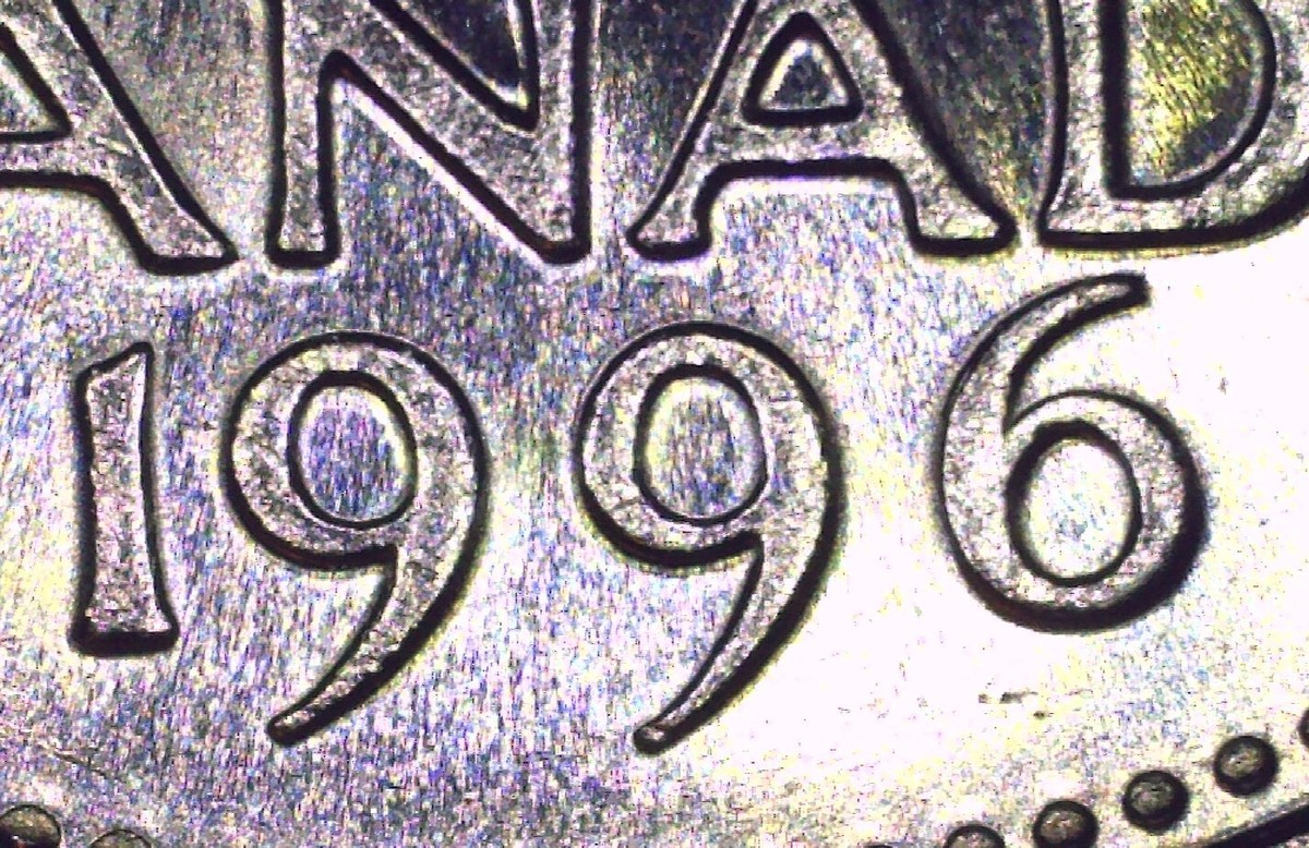 【中古美品】Montreal Assembly Count to 5 1996 CANADA 5 FIVE CENTS NEAR 6 BEAVER BRILLIANT UNCIRCULATED