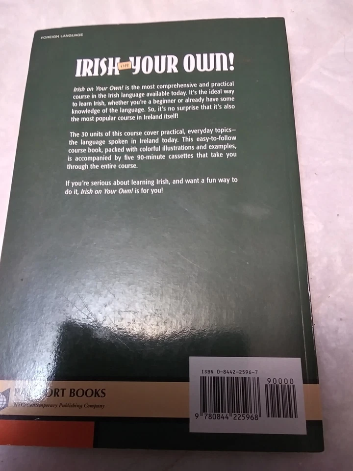 Irish on Your Own by Eamon O'Donail, PB 1998 - Image 2 of 4