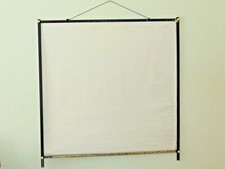  Antyk Retro Płótno 118x122cm do filmu projekcyjnego 