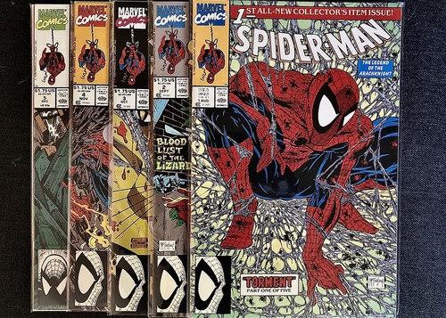 Spider-Man #1-5 ( 1990 Marvel Comics)