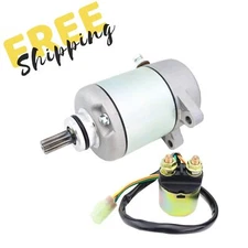 Starter Motor with Relay for Honda TRX350TM FourTrax Rancher 2000-2006