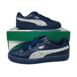 puma basket heart glitter sneaker