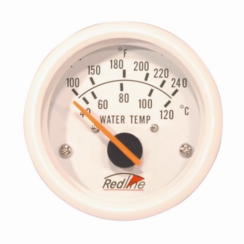 Redline 2" 52mm Boat Marine Electric Water Temperature Gauge with