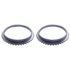 2x ABS Reluctor Rings Front Fits Mitsubishi Shogun Pajero (Mk2) 2.8 TD