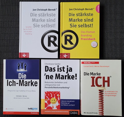Paket/Konvolut 5 Bücher-Human Branding-Ich-Marke-Jon Berndt,Gierke,Lacy,Seidl