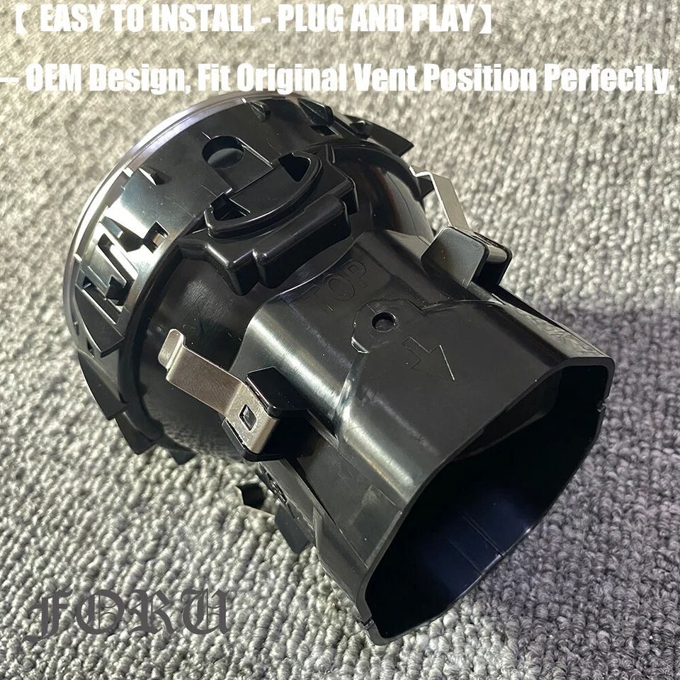 For Mercedes Benz C-class 2015-2021 W205 Air Vent Trim LED Ambient Lighting — 第 4/4 张图片