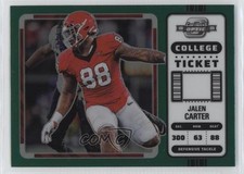 2023 Panini Chronicles Draft Picks Contenders Optic Green Prizm Jalen Carter 2xd