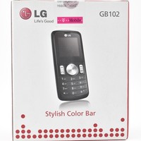LG  Mobile GB102 Mobile Phone - Black - T-Mobile - New & Sealed GB 102 Basic