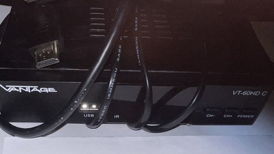 VANTAGE VT-60HD C DVB-T-Rec. HDTV, DVB-T, DVB-T2(H.264 und H.265)NEUWERTIG/Black