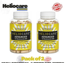 2 Packs Heliocare Advanced Nicotinamide B3 Skin Health 120 Capsules Exp: 07/2027
