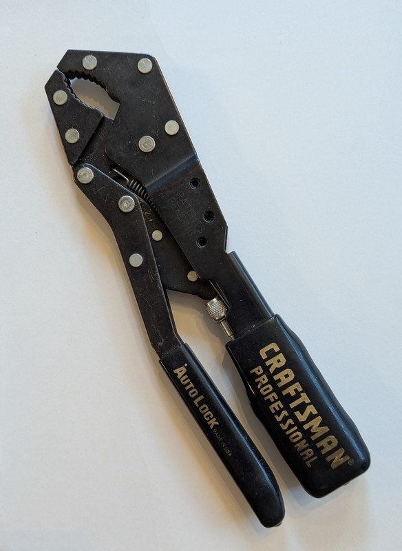 Craftsman Professional 45309 Auto Lock Pliers - Sz. 9.5 Inches - Made in the USA