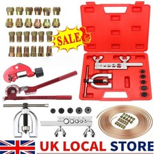 Brake Lines Repair Kit Copper Pipe Flaring Tool 3/16" Unions Nuts Cutter Bender