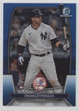 2023 Bowman Chrome Blue Refractor 20/150 Oswald Peraza #44 g2d