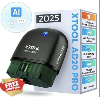XTOOL AD20 PRO OBD2 Scanner Car Engine Check Fault Diagnostic Tool I/M Readiness