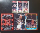 Michael Jordan Chicago Bulls 4 Card Lot. RC