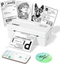 Bluetooth Thermal Shipping Label Printer Wireless 4x6 Printer White