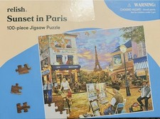 New Sunset In Paris 100 Piece Jigsaw Puzzle
