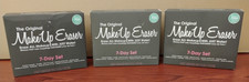 The Original Makeup Eraser 7 Day Set Black Laundry Bag Included Lot of 3 Boxes