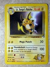 Lt. Surge's Raichu Gym Heroes 28/132 Pokemon Card