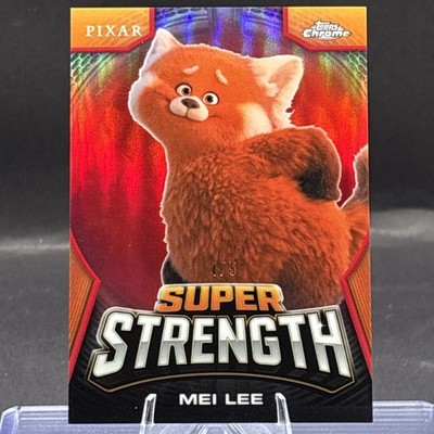 Mei Lee - 2026 Topps Chrome Disney Super Strength Red #ST-3 4/5