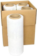 18" X 1500FT 80 Gauge Pallet Wrap Stretch Film Shrink Hand Wrap 1500' 4 Rolls