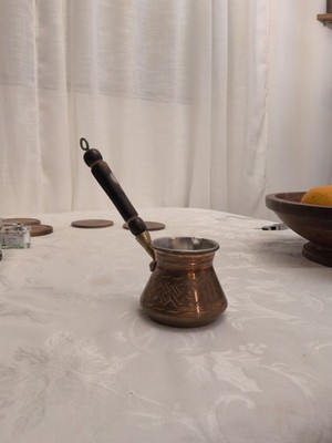 Thickest Copper Turkish Greek Arabic Coffee Pot Stovetop Coffee Maker Cezve Ibri