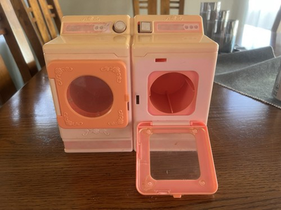 #ad #ad Barbie 1990 Washer amp; Dryer Pink Vintage Mattel Does Not Work $15.00
