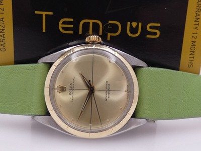 ROLEX OYSTER PERPETUAL ZEPHYR 6582 AUTOMATIK STAHL&GOLD SERVICED '1959 UHR