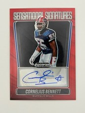 2025 Panini Prizm Black Cornelius Bennett Sensational Signatures Red Auto /99