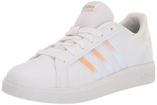 Adidas Grand Court 2.0 Lifestyle Tennis White Shoes Youth size 1.5