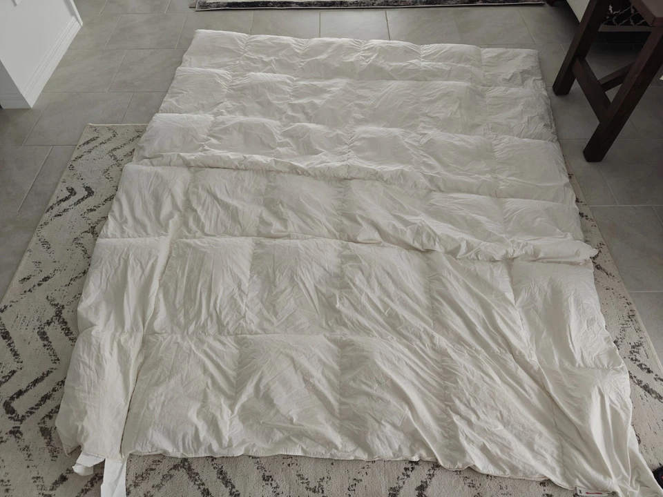 IKEA FJÄLLBRÄCKA Comforter Heavy Warm King 100% Cotton 90% Duck Down Filling - Image 2 of 4