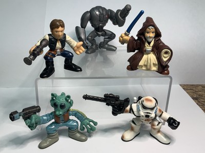 Lot Of 6 Star Wars 2004 2006 2008 Hasbro LFL Galactic Heroes Greedo Han Solo Etc