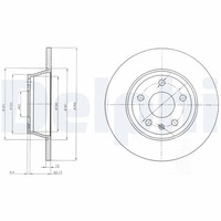 2X Delphi Bremsscheibe BG4089 FüR TT 8J9 Audi 8J3 Roadster Tfsi TDI Quattro TTS